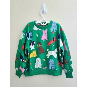 NWOT Mini Boden Printed Relaxed Sweatshirt, Sz 4/5, 6/7, 7/8